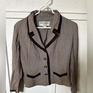 Vintage Jessica Howard 80’s blazer/jacket petite size 8